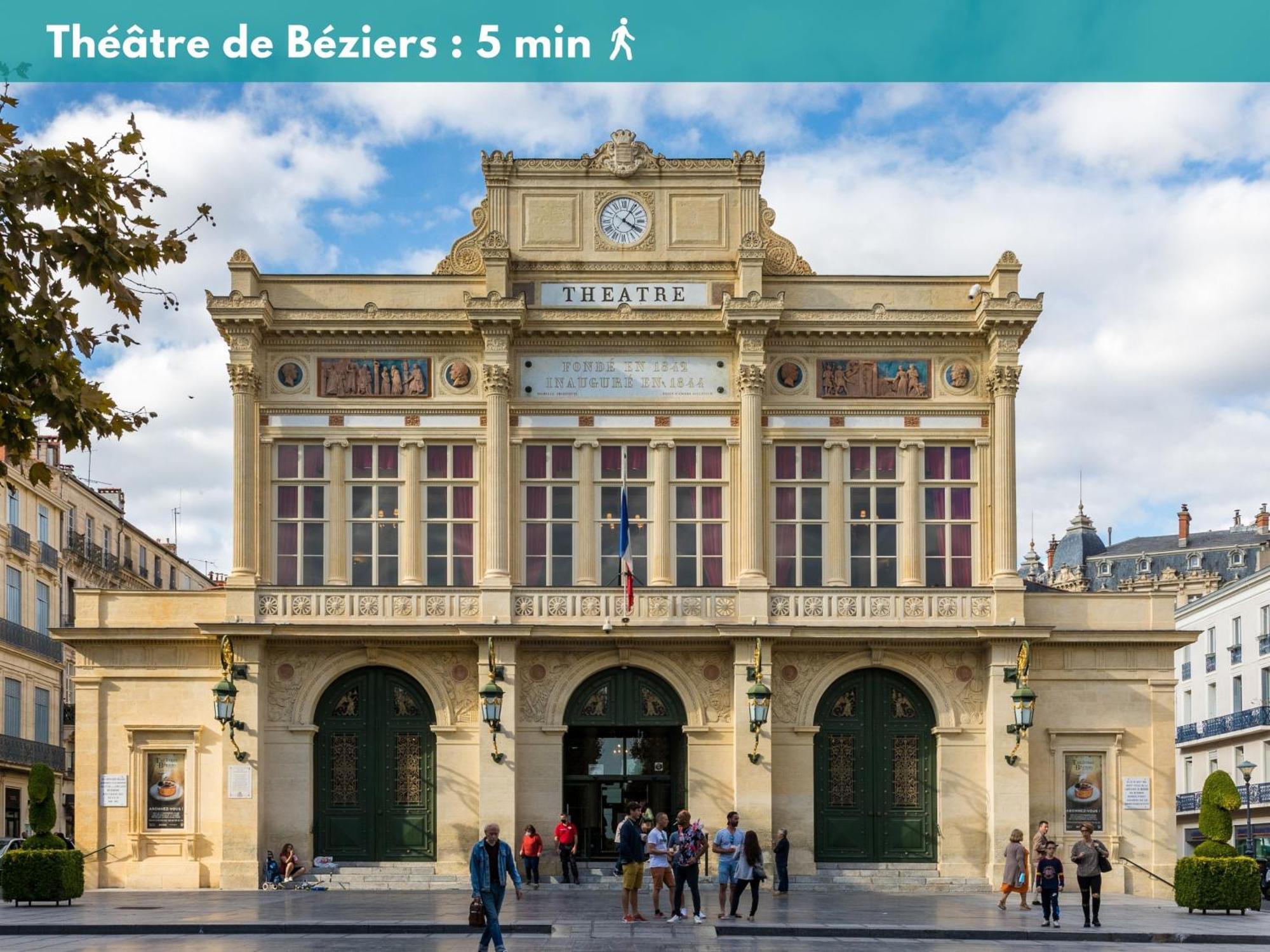 Elegant Studio Climatise 'Alma 2' - Coeur De Beziers - Wifi Fibre - Netflix Extérieur photo